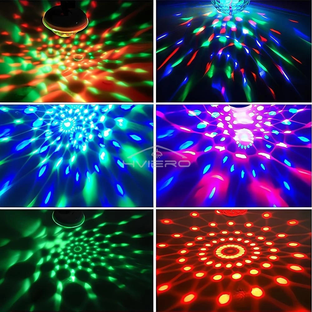 Mini USB RGB Disco Ball Light – DJ Stage & Party Ambient LED USB Party Light Zpaxo