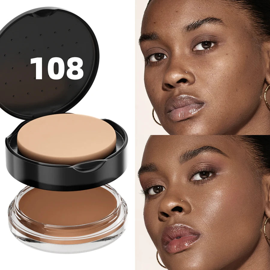 9-Color Coverage Foundation Concealer Cover Anti Dark Circle Freckle Zpaxo 108