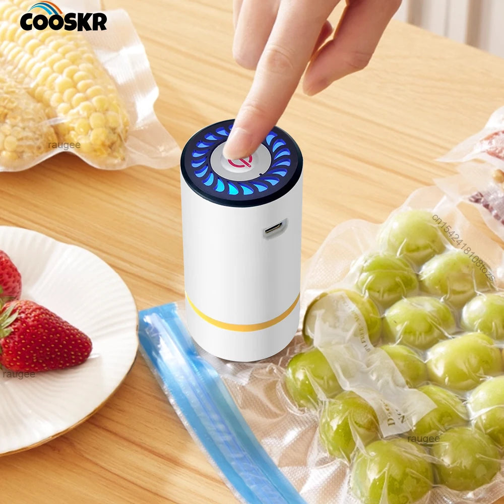 Mini Electric Air Pump USB Rechargeable Automatic Vacuum Compression