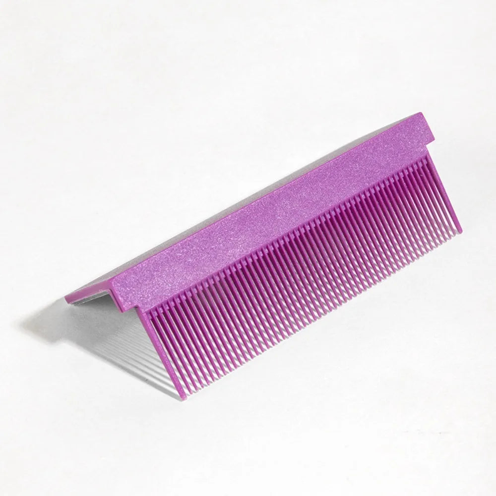 Clip Hair Flat Iron Comb Styling Professional Straight Lightweight Zpaxo Purple