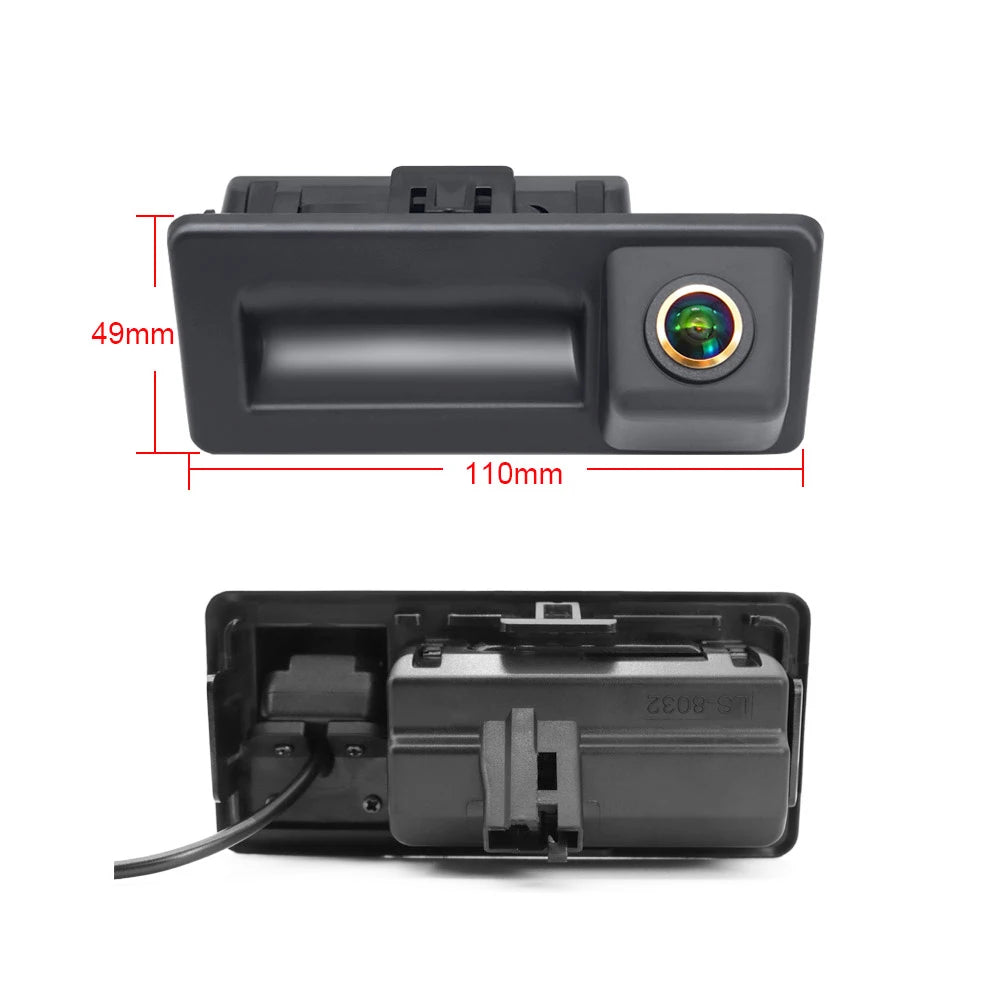 AHD1080P CVBS Car Rear View Reverse Camera Trunk Handle Bracket Audi