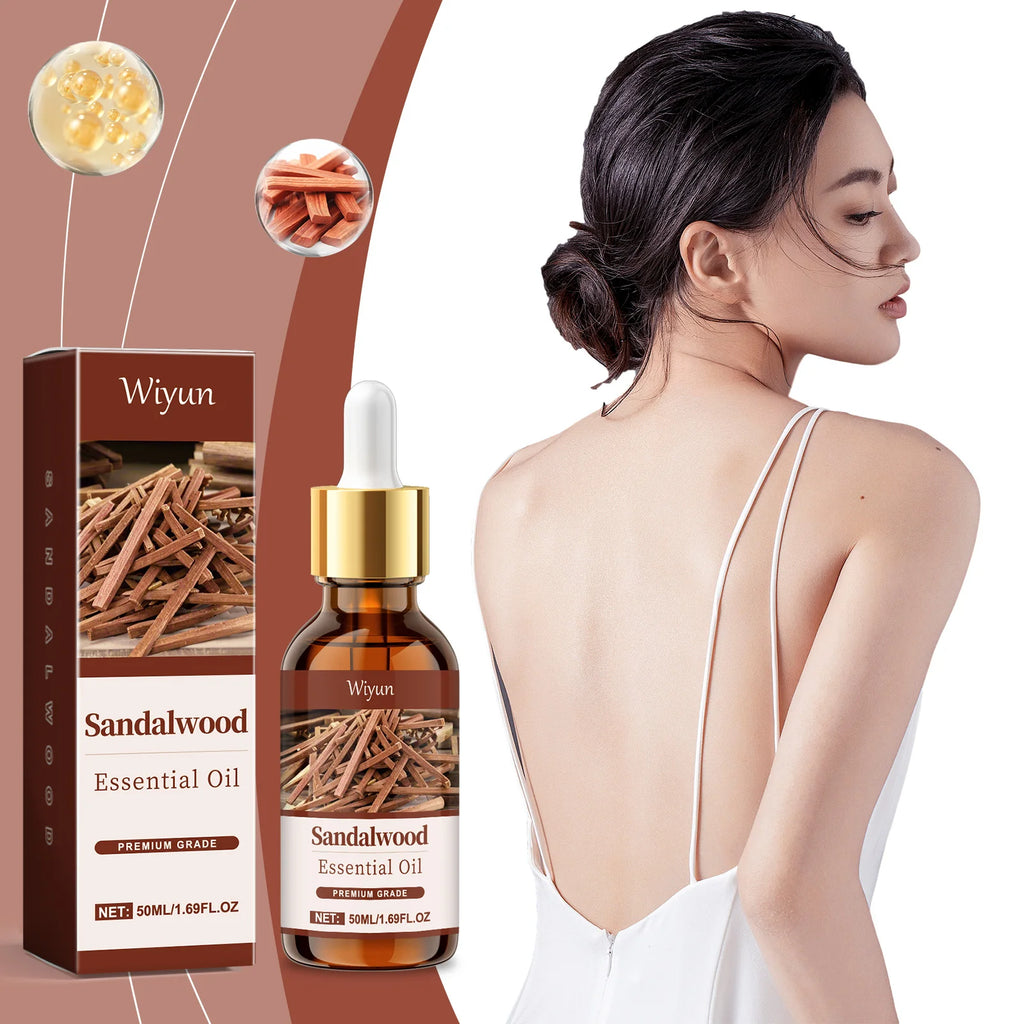 WIYUN Sandalwood Essential Oil – Hair, Body & Massage 50ml Sandalwood Essential Oil Zpaxo
