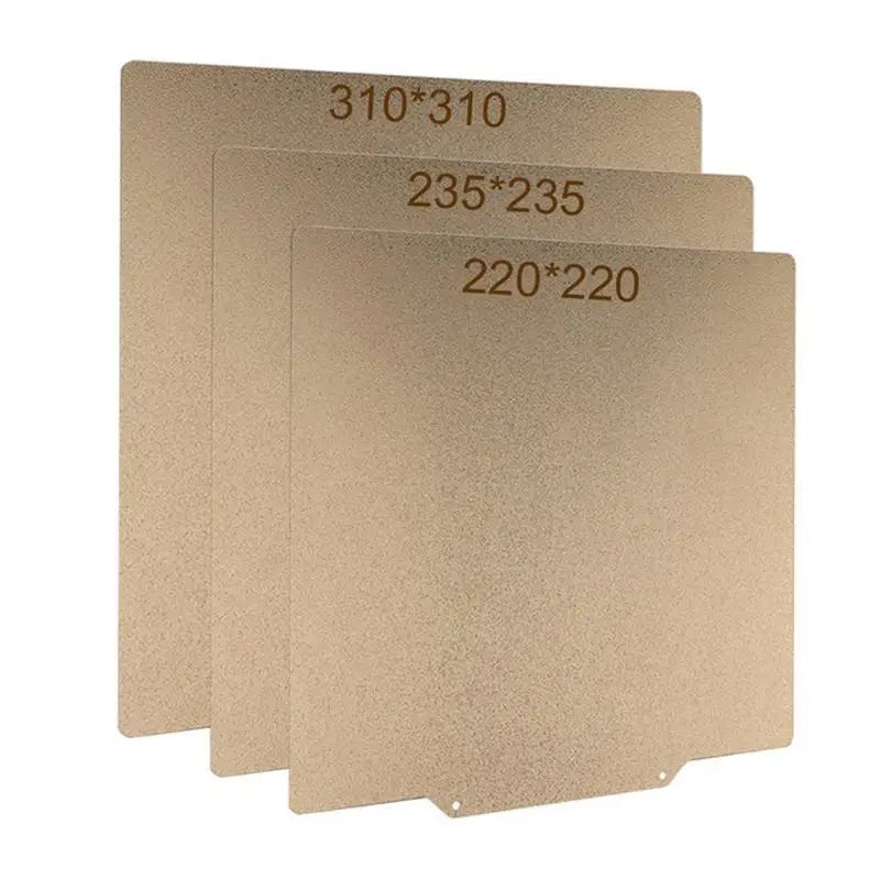 652F Upgrade Spring Steel PlatformPei Powder Steel Sheet Build Plate for Mini 3D Printer 8.67x8.67in 9.25x9.25in 12.2x12.2in Zpaxo
