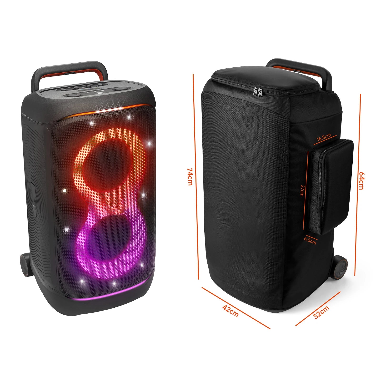 Partybox 520 Speaker Carry Cover Wear Resist Portable Dust Case Mesh
