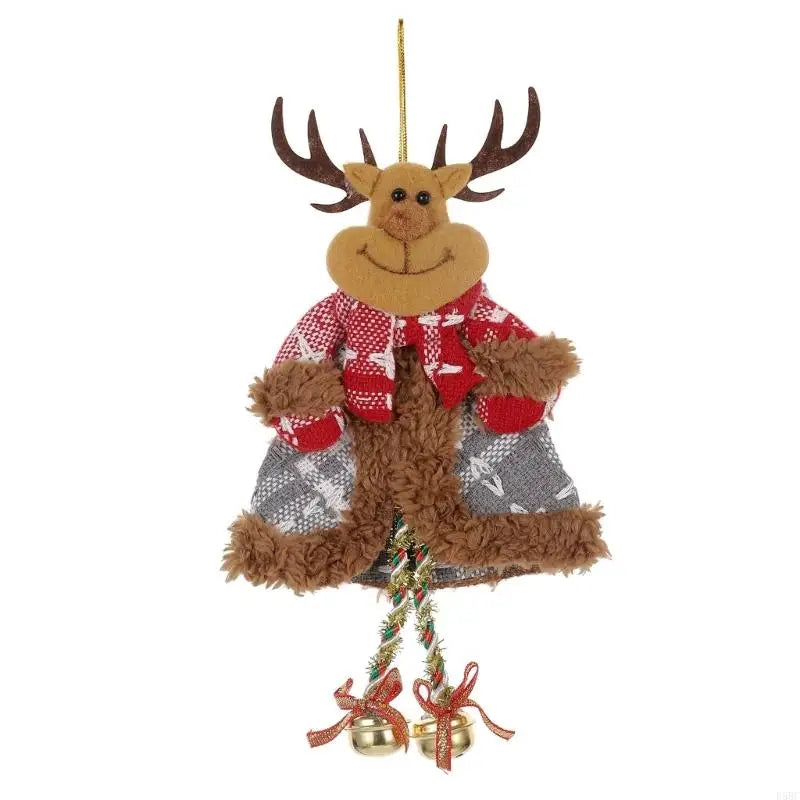 Holiday Decoration Plush Toy Bells Easy Installation Christmas Tree