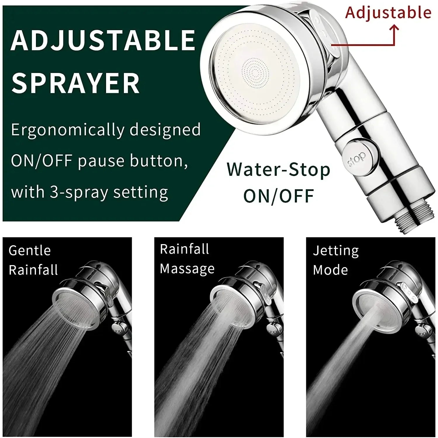 Faucet Extender & External Shower Head Adapter Set Faucet Shower Adapter Zpaxo