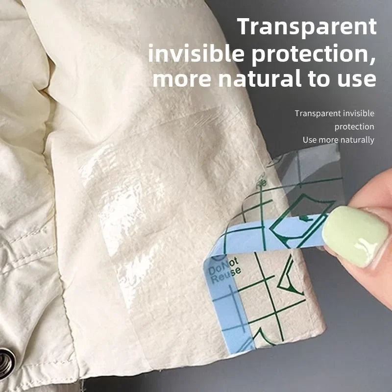 Clear Adhesive Neck Guards Invisible Reusable Stickers Prevent
