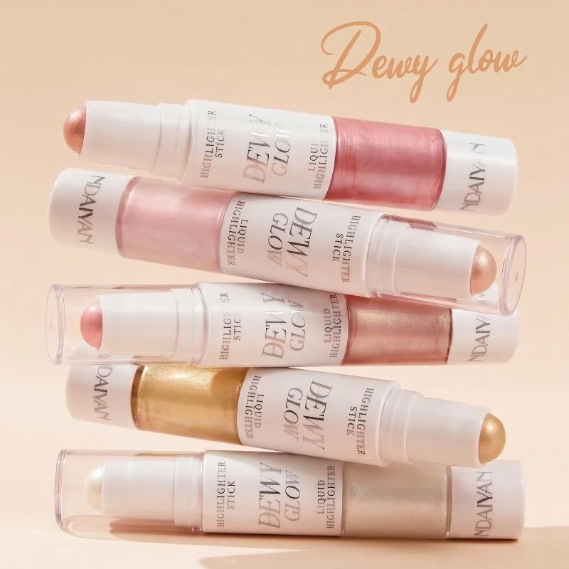Dual-end Highlight Pen Long-lasting Waterproof Face Brightening
