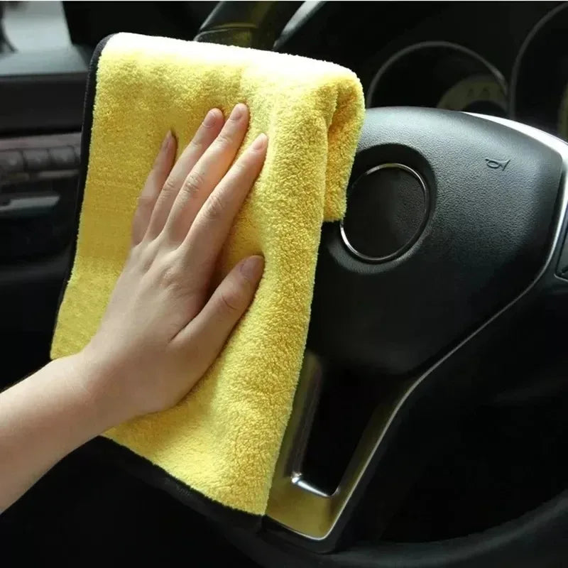 Microfiber Car Wash Towels – Ultra-Absorbent, 1–4 Pack