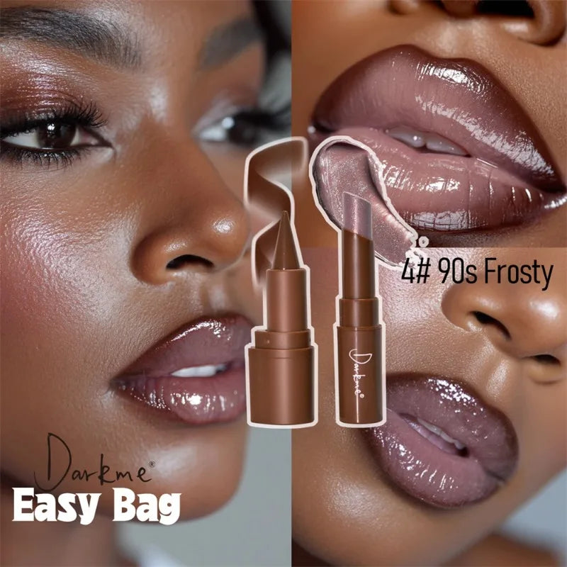 Waterproof Tapered Tip Lip Liner Pencil & Pearlescent Lipstick Set Long Lasting Matte Smooth Mirror Sparkling Lips Makeup Combo Zpaxo 04