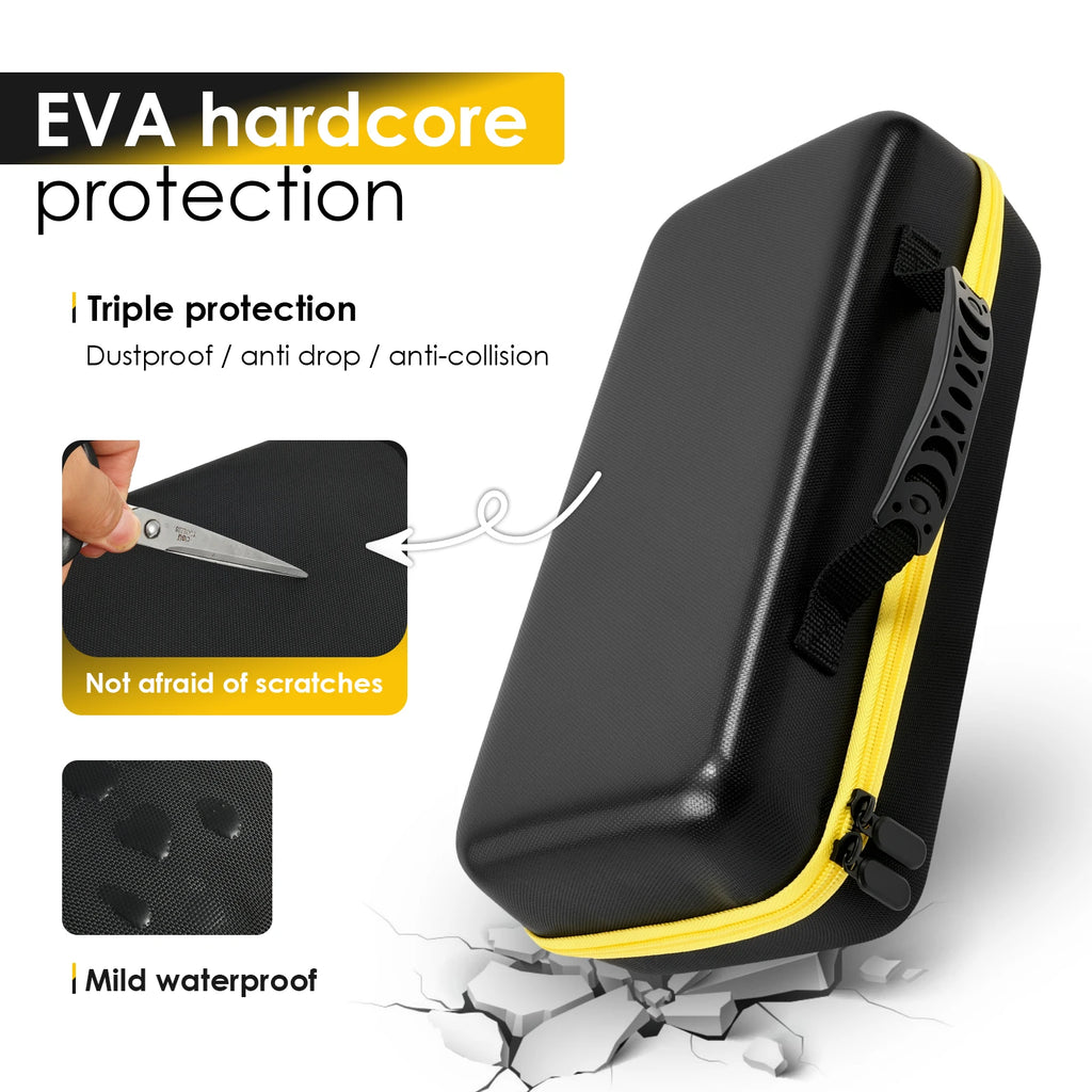 Car Vacuum Hard Case For Fanttik V8 V10 Apex Mate Bag Storage Organizer Cleaner EVA Shockproof Waterproof Protective Travel Trun Zpaxo