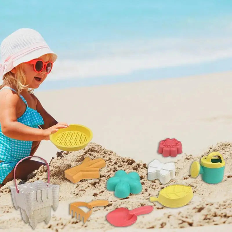Kids Beach Sand Toy 10X Funny Interactive Playset Castle Toys Bucket Zpaxo