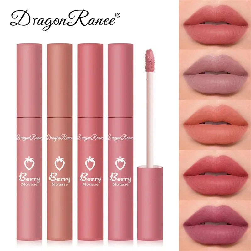 12 Colors Liquid Lipstick Nude Matte Sexy Waterproof Long Lasting Lip