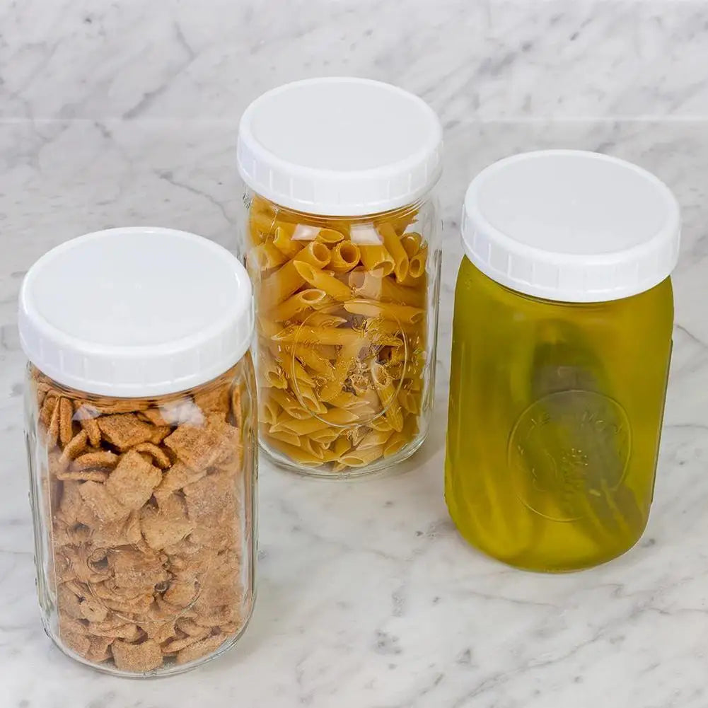 86mm Wide Mouth Mason Jar Lids – Reusable, Leak-Proof Seal Mason Jar Lids Zpaxo