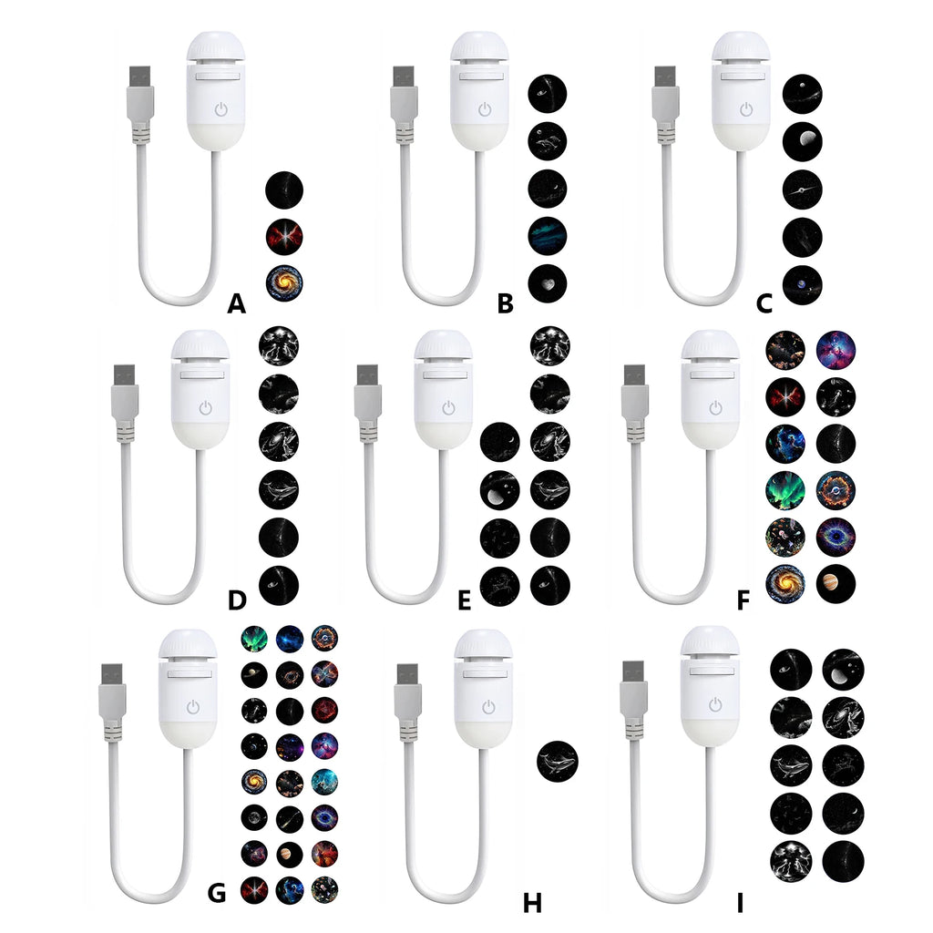 Mini Galaxy Star Projector Night Light Nebula Ceiling LED Lamp