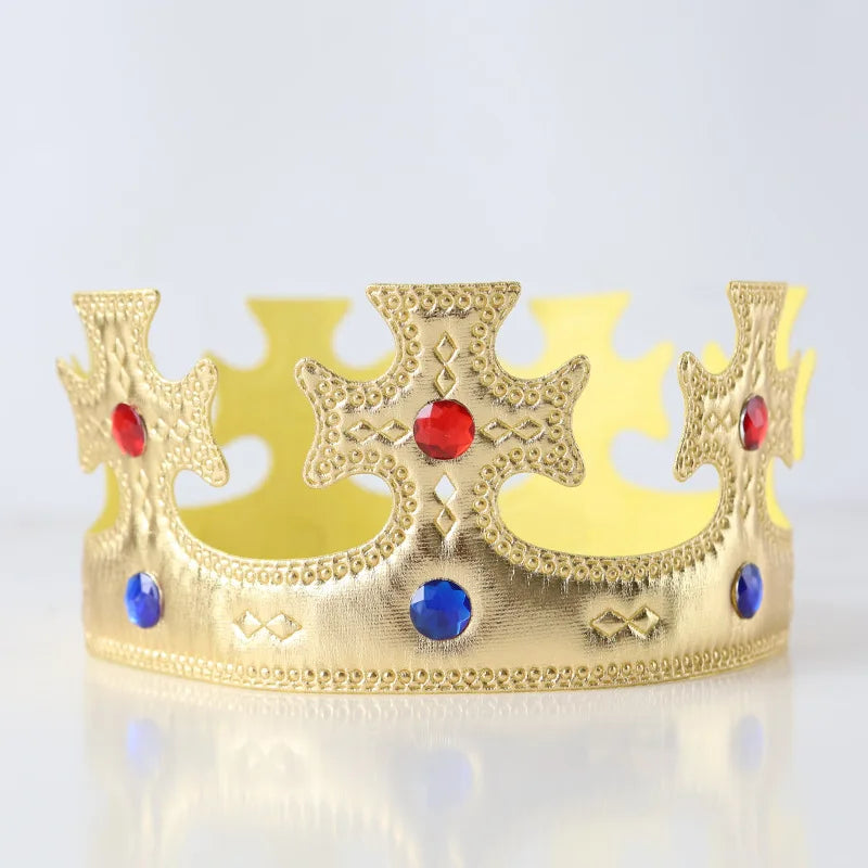 Birthday Hat Princess Prince King Crown Happy Kids Party Prom Photo
