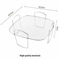 Multi-functional Stackable Grill Air Fryers Ovens Stainless Steel Zpaxo 1PCS