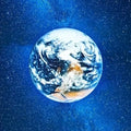 USB Ceiling Moon Earth Projection Atmosphere Light Starry Sky Lamp Night Light Romantic Bedroom Decoration Galaxy Projector Zpaxo New Earth
