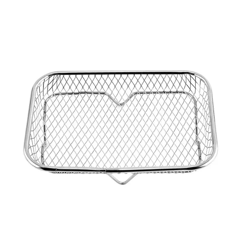 3-Layer Stackable Air Fryer Rack | 304 Stainless Steel Grill Air Fryer Rack Zpaxo 1PC Rectangle