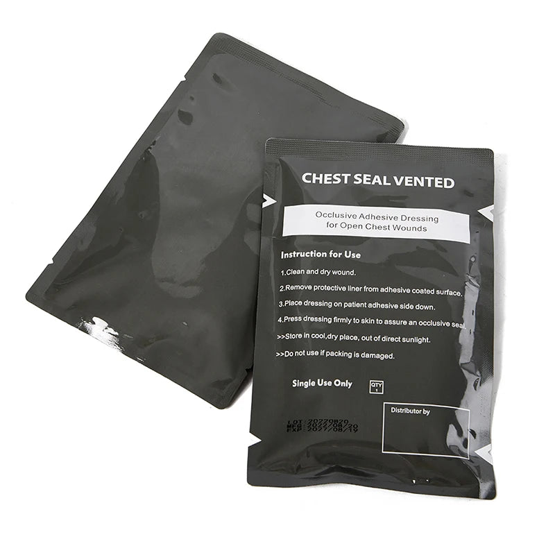 3 Holes Medical Chest Seal Vented Outdoor Emergency Treatment First