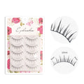 5 pairs of transparent and dynamic stem eyelash extensions - reusable, easy to use, natural appearance,enhance eye appearance Zpaxo 01