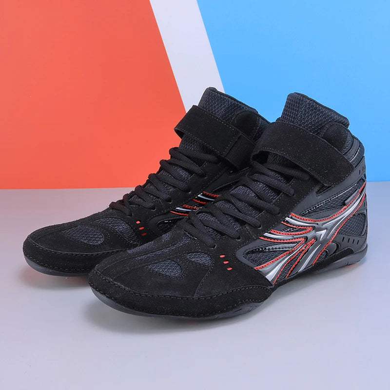 Lexsan Training Wrestling Shoes Men Female Fitness Boxing Mesh Zpaxo 9077 43