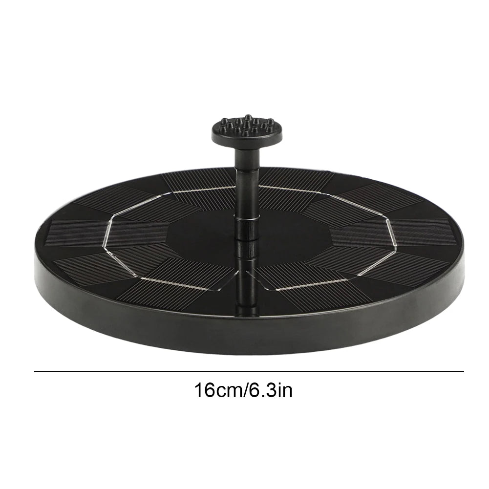 Solar Fountain with 8 Nozzles Floating Solar Fountain Floating Water Fountain Pump for Outdoor Garden Pond Pool Zpaxo