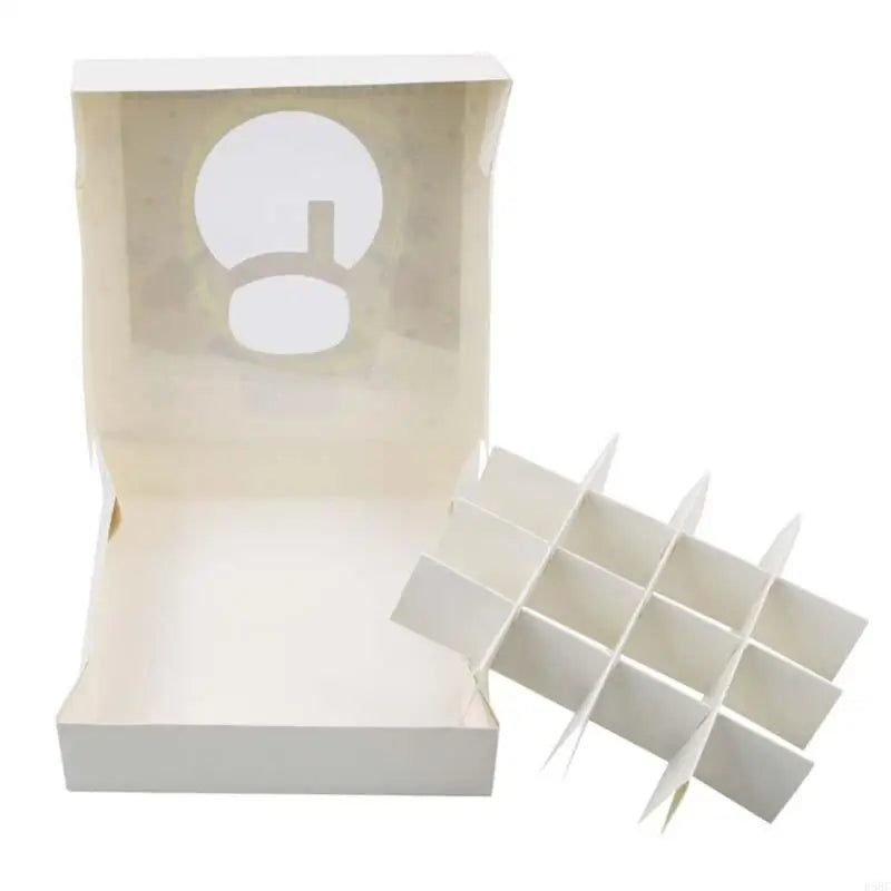Christmas Themed Chocolate Packaging Box 12 Compartments Paper