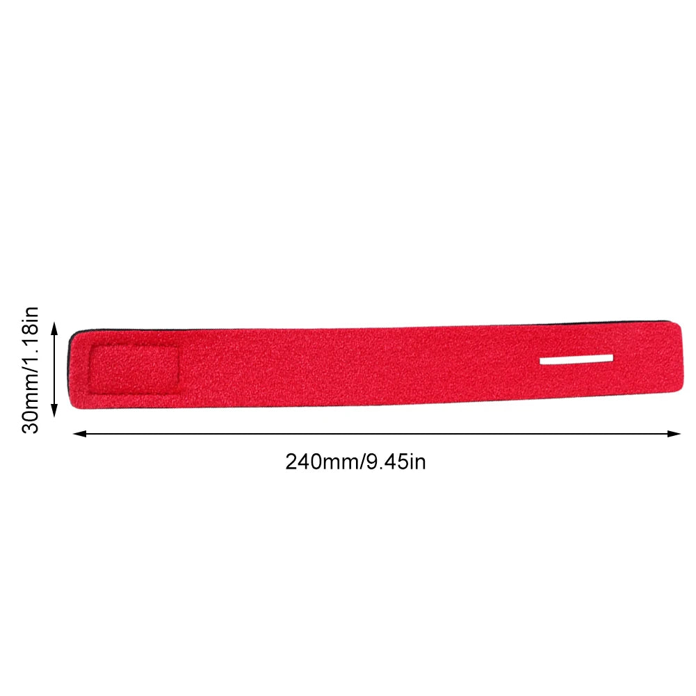 Fishing Rod Tie Holder Adjustable Fit Wrap Strap Accessory Pole Belt