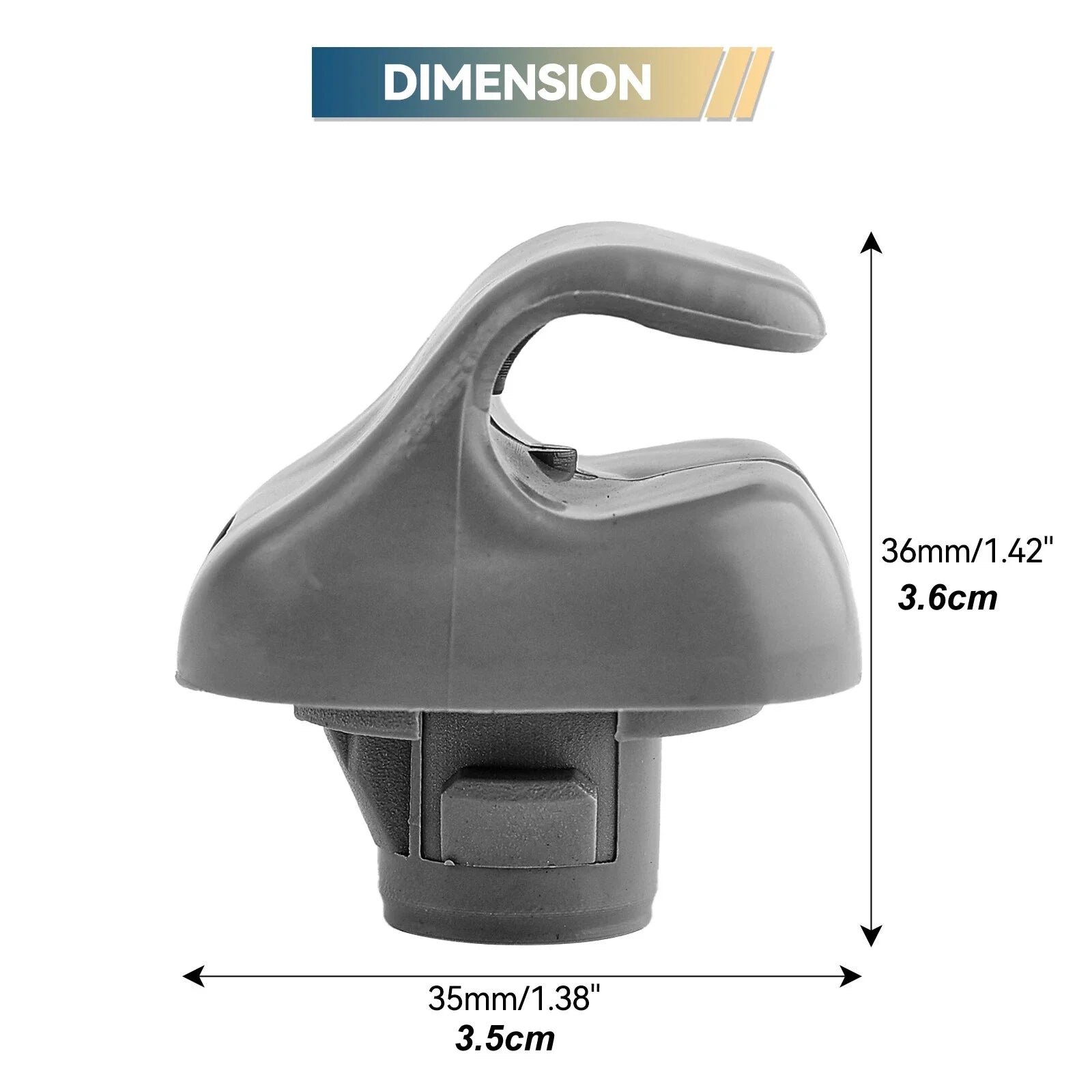 Sun Visor Shade Holder Clip Retainer Gray 88217S04003ZA Honda Accord