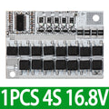 3s/4s/5s Bms 12v 16.8v 21v 3.7v 100a Li-ion Lmo Ternary Lithium Battery Protection Circuit Board Li-polymer Balance Charging Zpaxo 4S 16.8V 100A