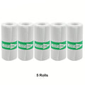 5/10/20 Rolls White Mini Printer Sticker Paper 57*25MM for Mini Printer Instant Print DIY Scrapbook Self-Adhesive Photo Labels Zpaxo 5 Roll
