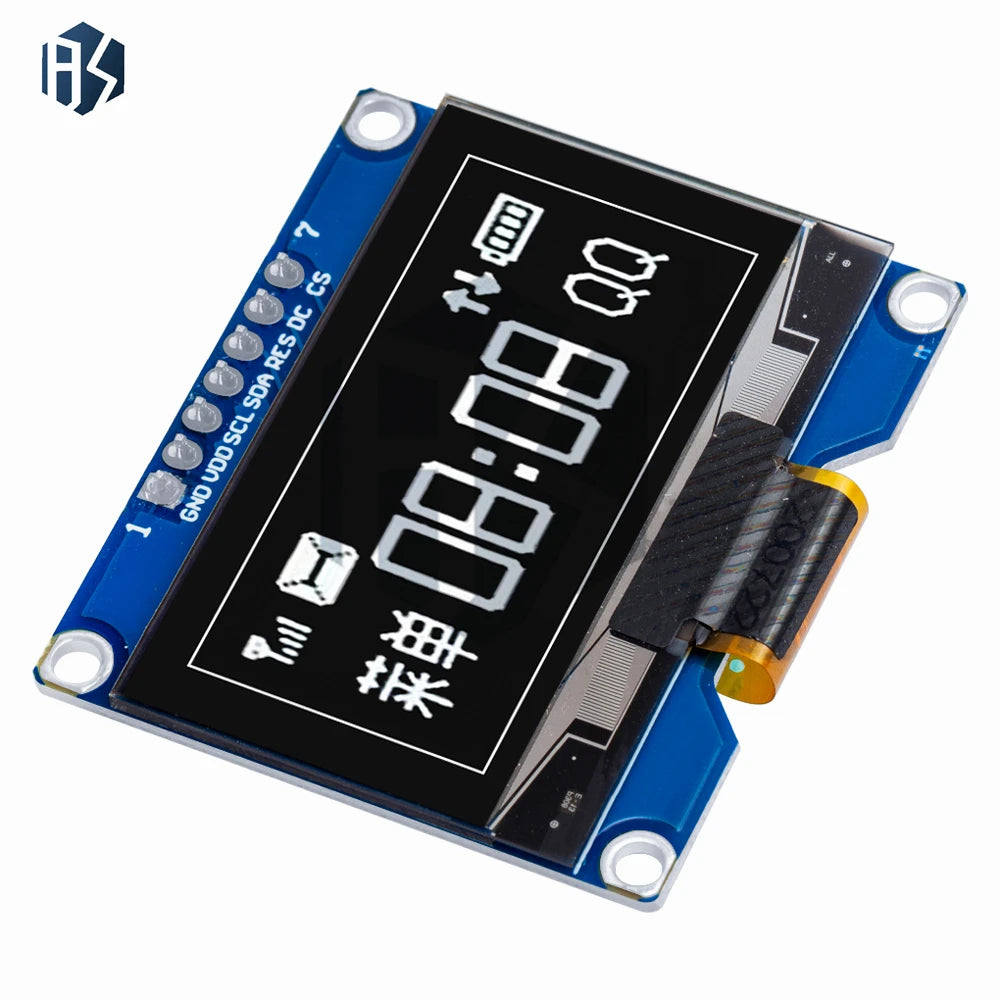 4PIN 7PIN White Blue Yellow OLED Screen Module CH1116 SSD1309 Drive Zpaxo