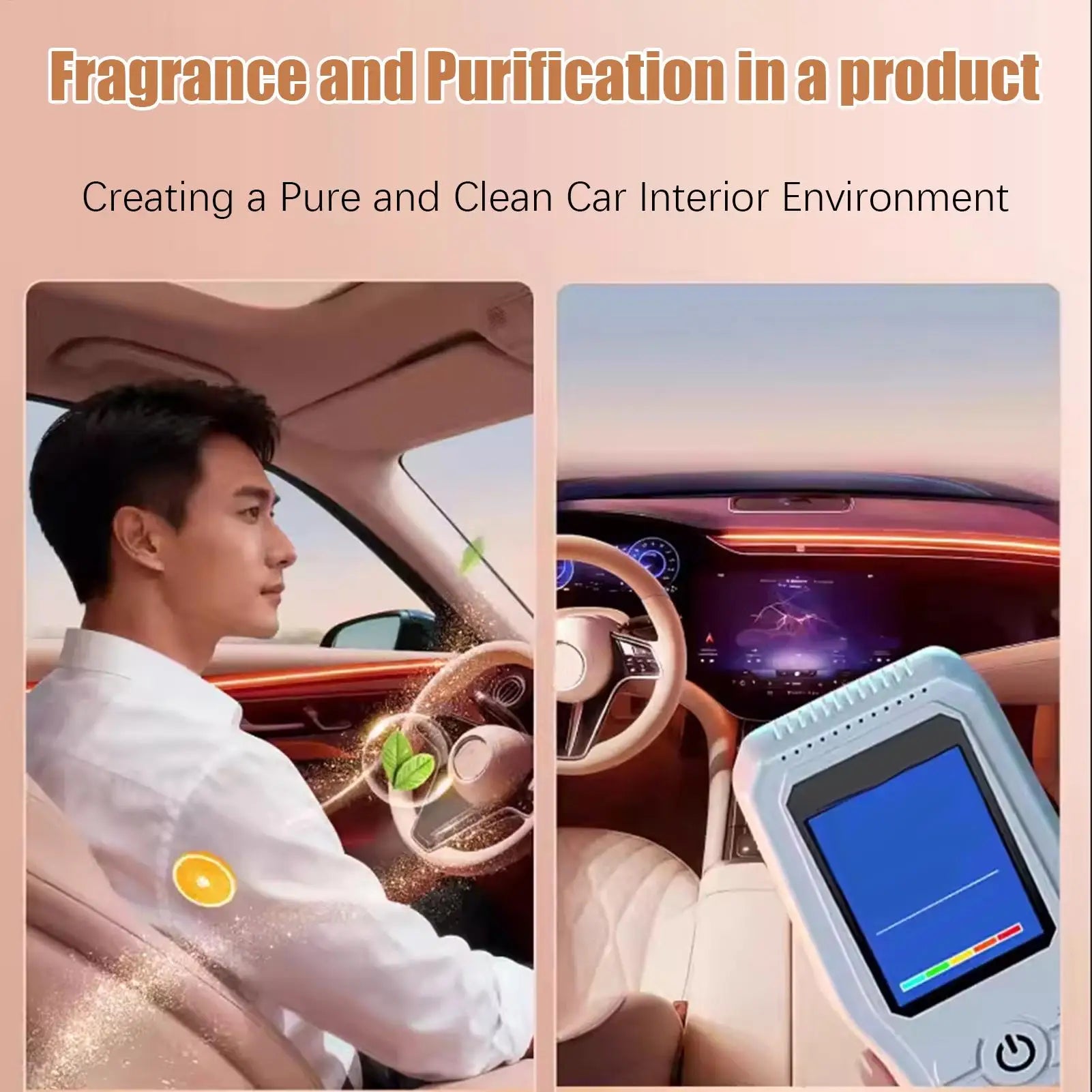 Car Air Freshener Solid Scent Long Lasting Gardenia Fragrance Odor