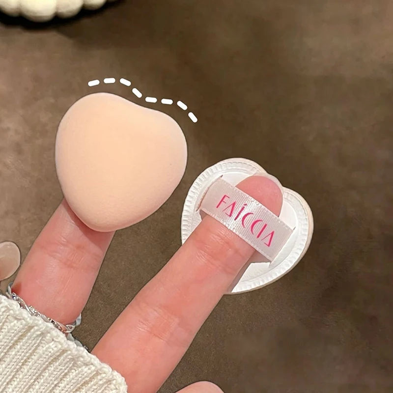 1 2 Love Mini Finger Puff Cotton Candy Air Cushion Sponge Blusher Zpaxo