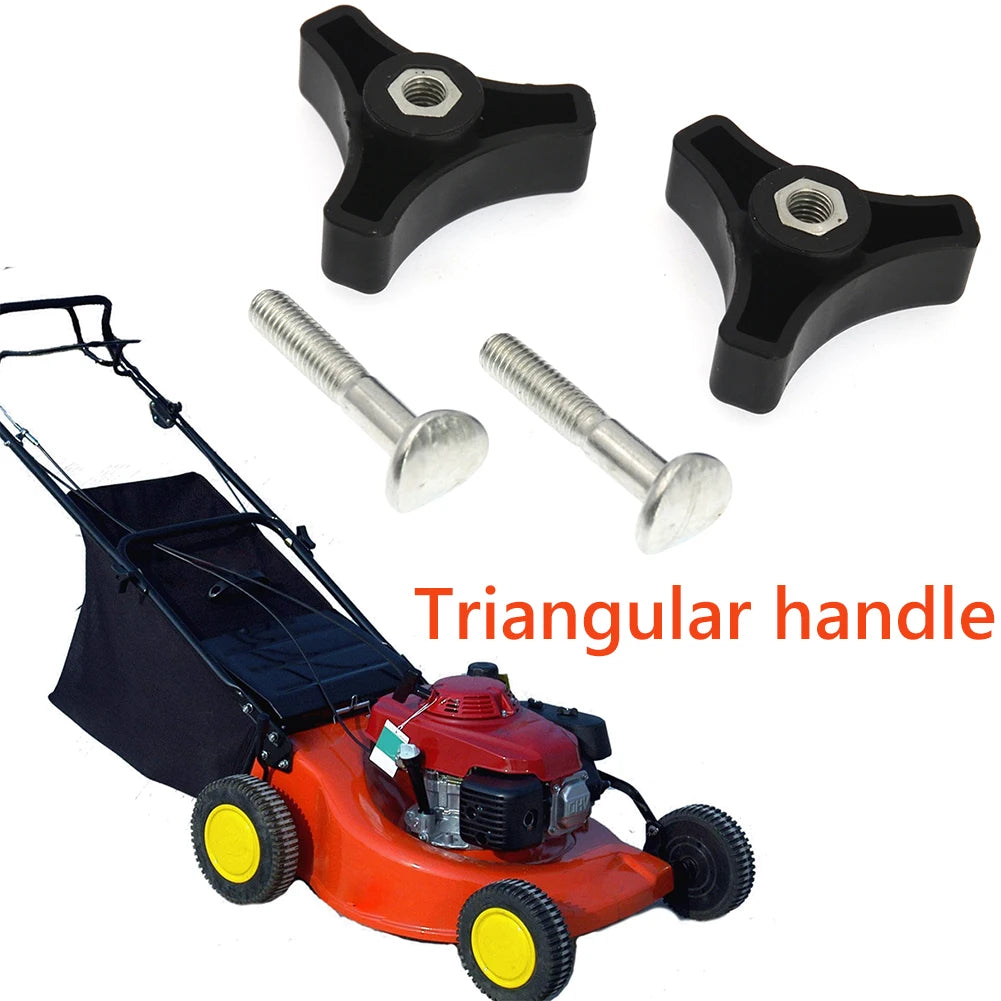Black Lawn Machine Triangles Knob Handle Bolt Replacement Parts Zpaxo