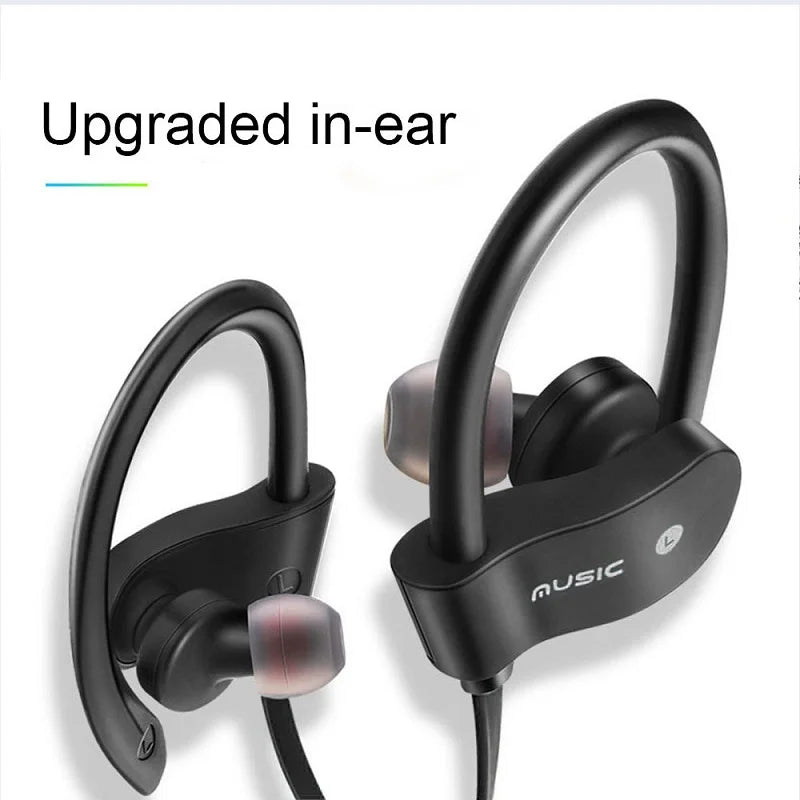 Bluetooth Headphone Wireless Earphones Waterproof Music Bluetooth Sport Earphone Stereo bass Headset with Mic for All Smartphone Zpaxo