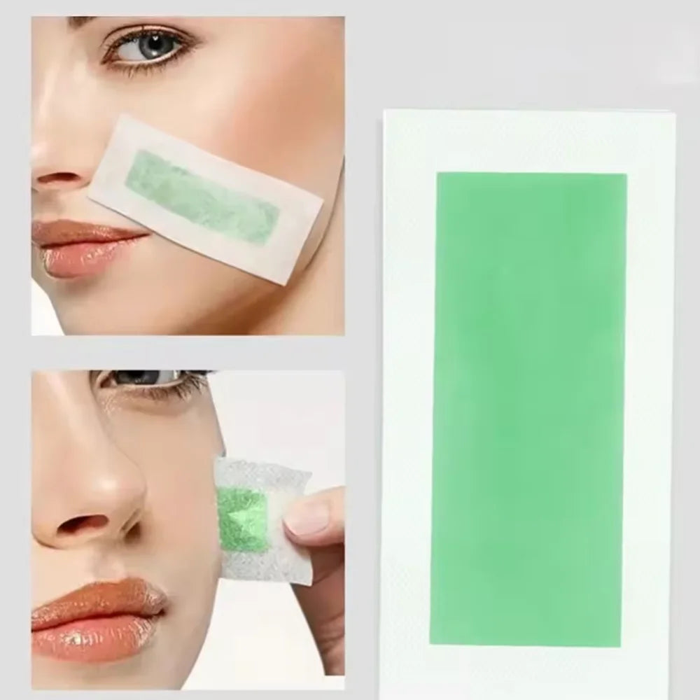 20pcs Hair Removal Patches - Painless Depilatory Strips for Body (Legs/Arms) Fast & Long-Lasting Hair Removal Pads Zpaxo