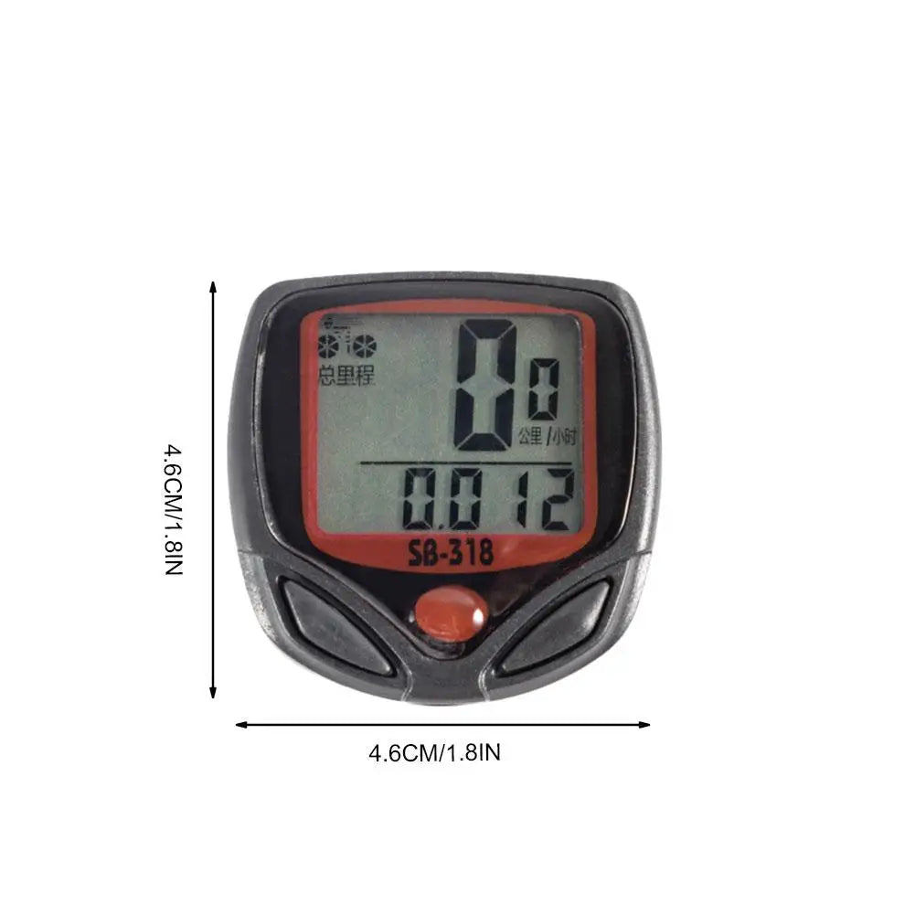 Waterproof Bicycle Digital Speedometer – Large LCD Bike Computer Bike Speedometer Zpaxo