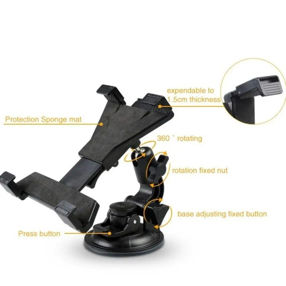 Flexible Car Phone Holder 360° Rotating Suction Cup Auto Navigation Bracket Desk Holder Long Arm Windshield Phone Mount Zpaxo