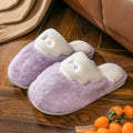 Non-slip Winter Men Slippers Warm Plush Lined Bedroom House Shoes