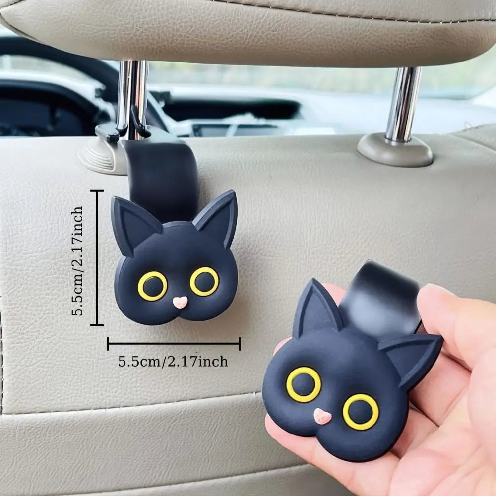 Bag 3D Animal Cute Car Seat Headrest Hooks Creative Universal Back Zpaxo