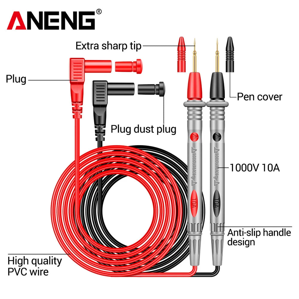 ANENG PT1005B Digital Multimeter Probe Tip Multi Meter Tester Lead