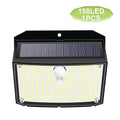 Solar Outdoor Light 158LED Motion Sensor Security Lights with 3 Modes IP65 Waterproof Solar Powered Wall Lights Outside for Yard Zpaxo 1pcs