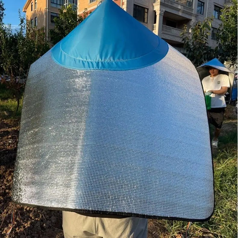Unisex Wide Brim Sun Hat UPF50+ Breathable Mesh Back Adjustable Chin