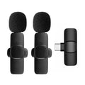 Wireless Lavalier Microphone Live Broadcast Game Mic Noise Cancelling Zpaxo 2-in-1 for Type C