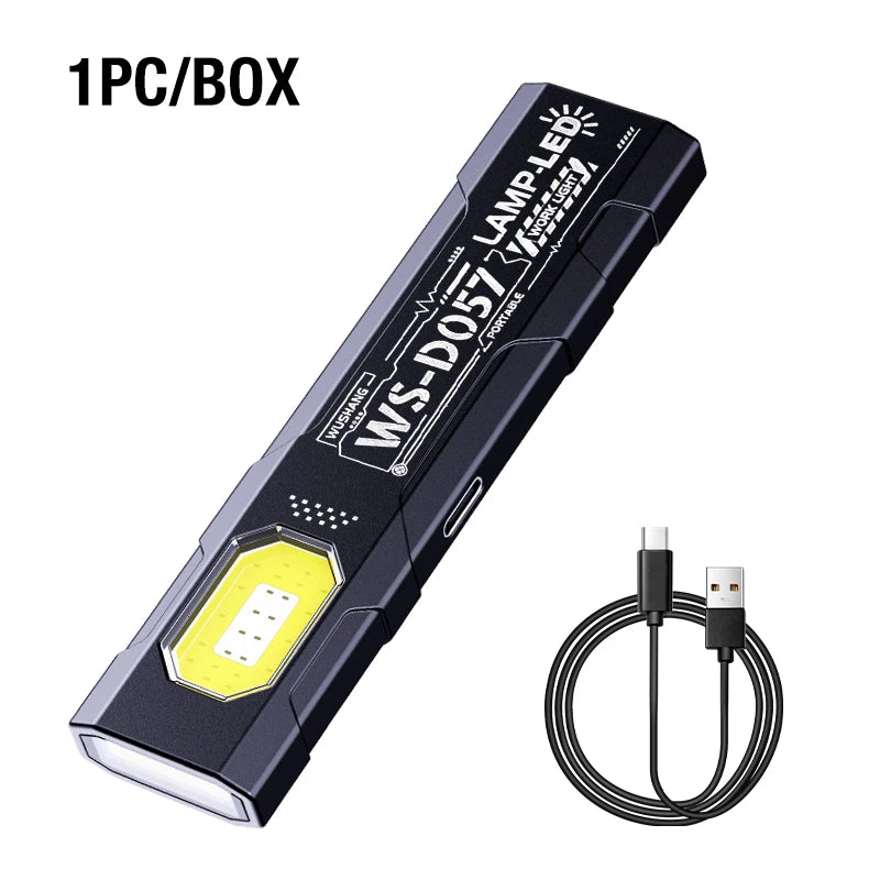 Multi Functional Work Light LED Magnetic Red Blue Flashing Mini