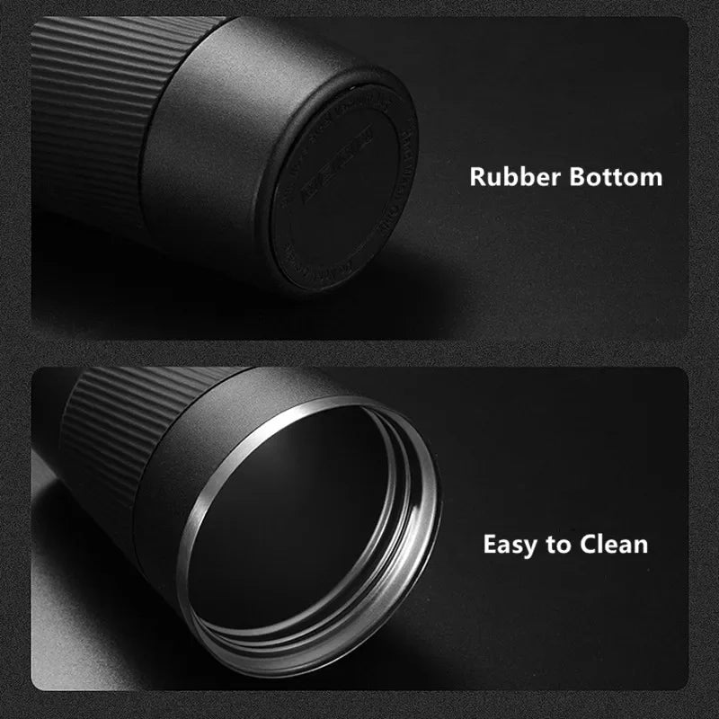 380ml/510ml Double Stainless Steel 304 Coffee Thermos Mug Leak-Proof Non-Slip Car Vacuum Flask Travel Thermal Cup Water Bottle Zpaxo