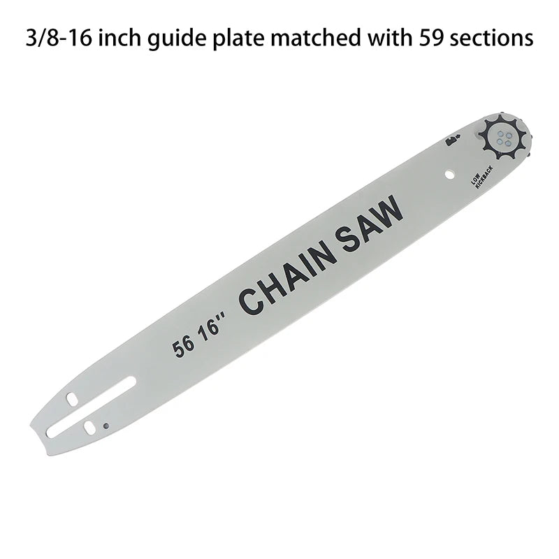 Craftsman Carpentry Tool Accessory - Chainsaw Chain Bar & 3/8" Pitch Chain Set, Low-Kickback Zpaxo B3