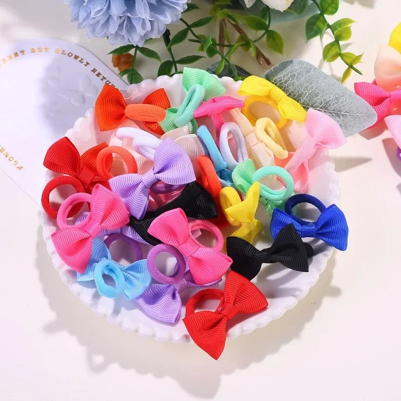 Cute Bow Elastic Non-slip Hair Ties | Suitable for All Occasions: Festive Photography, Fun Soft Hair Accessories Zpaxo
